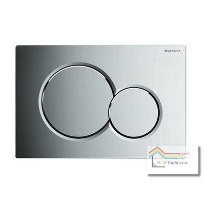 Geberit tlačítko SIGMA 01 biele-lesklý chróm